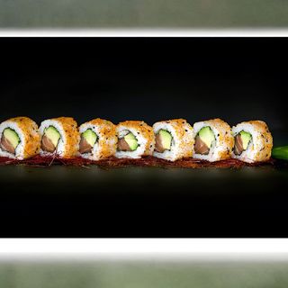 Spicy Salmão Roll( 8 pecas) ::