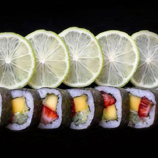 Futomaki Vegetais (8 pecas) ::