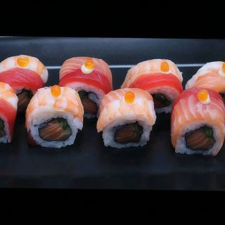 Rainbow Maki (8 pecas)::