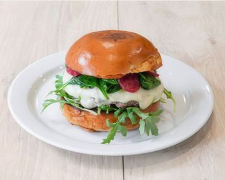 Italian-Sousage burger