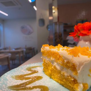 Bolo Cenoura e Queijo Mascarpone