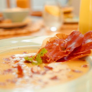 Creme Brócolos com Presunto Tostado