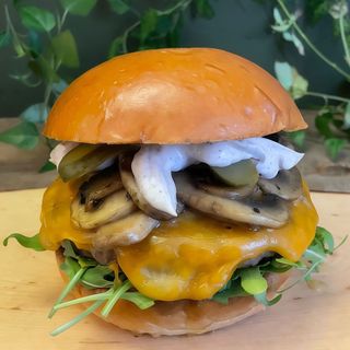 Truffle Mushroom Burger