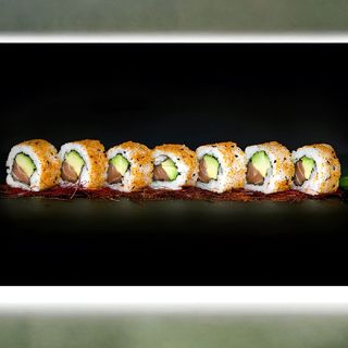 Spicy Salmão Roll( 8 pecas) ::