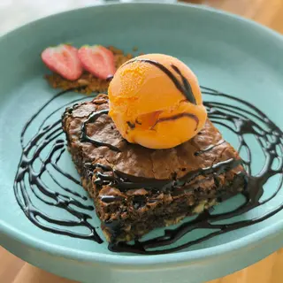 Brownie de Chocolate e Amendoim