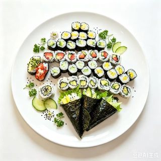 #1013-Sushi misto vegetais  (43 peças)
