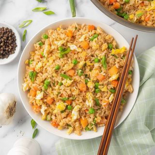 Arroz Frito com Vegetais