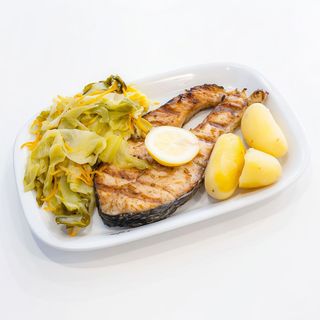 Salmão na brasa 1 pessoa