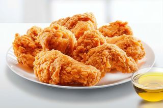 Asas de Frango Fritas sem Mel 