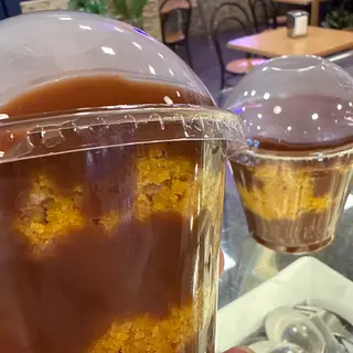 Pote de cenoura e brigadeiro