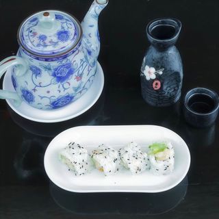 Hot Sushi Ebi Tempura ( uramaki ) 8 Peças