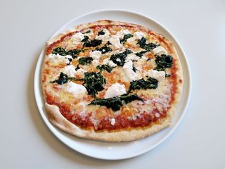 Pizza Spinaci e Parmigiano