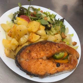 Salmão no forno