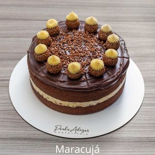 Fatia Bolo - Maracujá c/ Chocolate