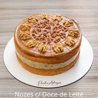 Fatia Bolo - Nozes c/ Doce de Leite