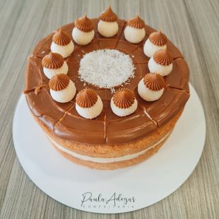 Fatia Bolo - Doce de Leite c/ Coco