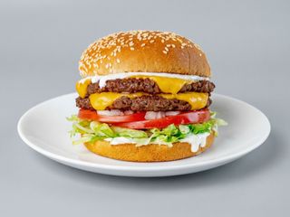Menu Humburgar duble cheese