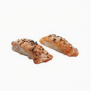 F14 Nigiri Salmao Braseado com Terayaki e Sesame 2 Unidades