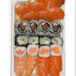 M9 Menú c/Sashimi e Nigiri (22 Peças)