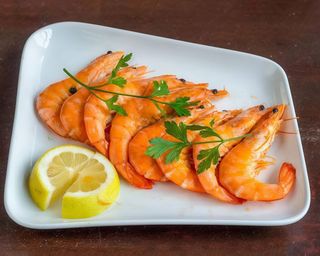 Camarão Frito com Alho