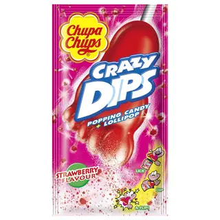 Chupa Chups - Crazy Dips Morango 16g