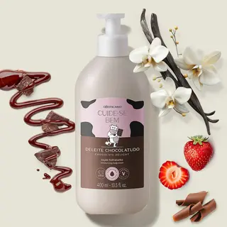 Loção Hidratante Corporal Cuide-se Bem Deleite Chocolatudo 400ml