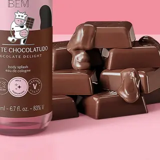 Body Splash Cuide-se Bem Deleite Chocolatudo, 200ml
