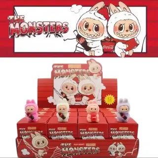 Os Monstrinhos Labubu Coca-Cola Mini - Stitch , Caixa Surpresa