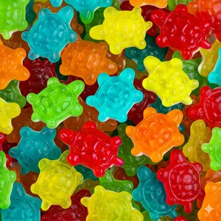 Fini - Tartarugas Multicoloridas Brilho 50G