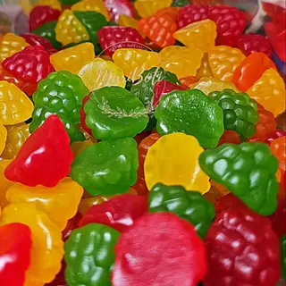 Damel - Mini Framboesas Brilho 50G