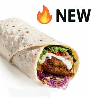 Snap Wrap com Falafel