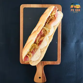 Baguete de Queijo Fresco & Bacon