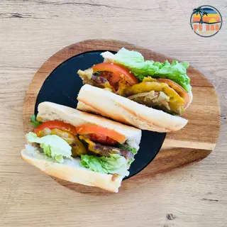 Hambúrguer de Vaca na Baguete