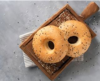 Bagel de Queijo e Fiambre