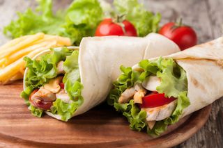Wrap de Escalopes de Frango