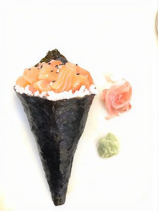 Temaki salmão 