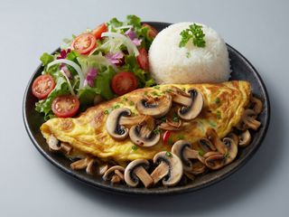Omelete Cogumelos & Cebola