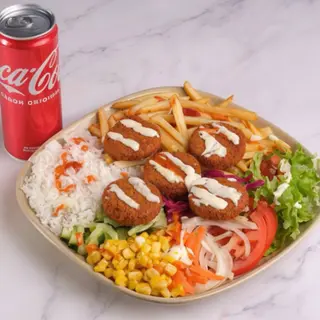 Menu Falafel Prato Com Bebida