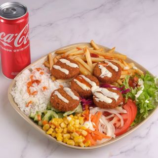 Menu Falafel Prato Com Bebida