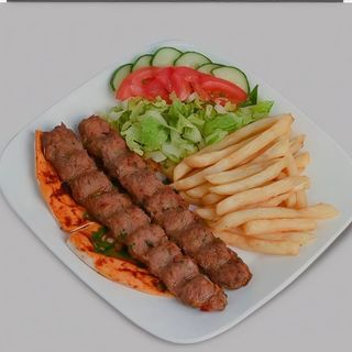 Menu Tradicional Turkish Kebab Com Bebida
