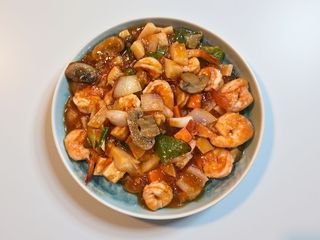 42b.Gambas Com Piri-Piri 