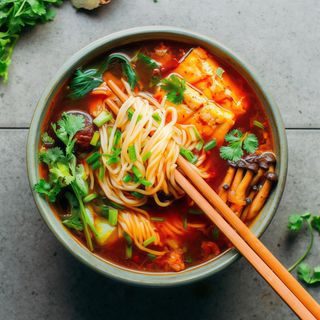 Korean Kimchi Tofu Ramen