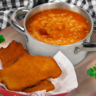 Panados de Frango + Arroz