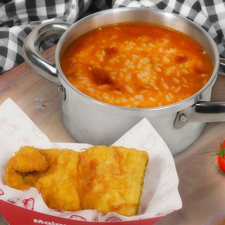 Bacalhau Frito + Arroz