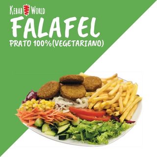 Falafel prato (vegetariana)