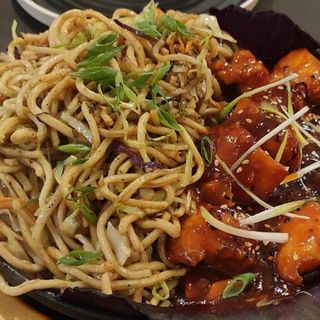 Prawn manchurian noodle