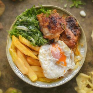 Prato cheio filé de frango - Marmitex grande