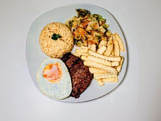 Menu Hambúrguer no Prato