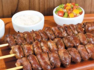 ESPETINHO DE CORACAO GRELHADO