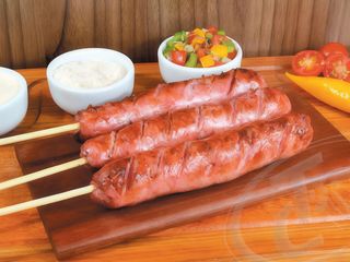 ESPETINHO DE CALABRESA GRELHADO